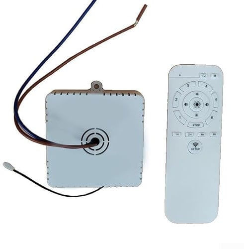 URPIZY Variable Frequency Fan Light Drive Controller Kit with Remote Control for Improved Comfort (A)