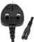 Lite-am 2m UK Mains AC Wall Power Cable 2 Prong Lead C7 Figure 8 Cord For Panasonic Viera TX-40CX680B 40 4K Ultra HD SMART LED