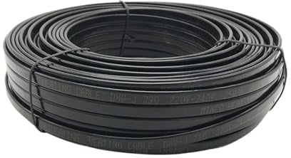 1 Bis 100 M 12 V 24 V 110 V 220 V Wasserleitung Frostschutz-Frostschutz-Heizkabel For Selbstregulierendes Elektrisches Dachheizkabel(5m,12V 15W)