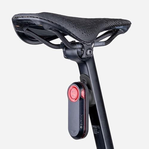 beSmart.bike - Fahrrad Sattelstützen Halterung, 3D Gedruckt aus Carbonfaser, Fahrradsattel für Garmin Varia 515, Kompatibel mit Canyon Grail Gen 2, Bolzenmontage (untere Position)