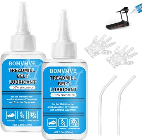 Laufband öl 200ml, 100% Reines Silikonöl Laufband, Silikon öl Flüssig | öl für Laufband mit Anwendungstuben, für die Schmierung von Alle Laufbänder, Heimtrainer, Reduziert Reibung,Lärm ＆ Verschleiß