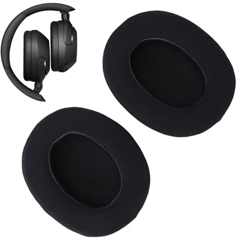 Lazmin112 2 Almohadillas De Repuesto para Auriculares Inalámbricos Wh-Xb910N, De Gel De Cuero Proteico, con Reducción De Ruido, Sonido Mejorado, Muy Elásticas y Costuras Reforzadas