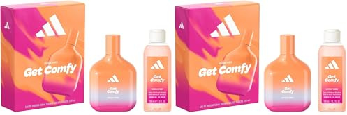 adidas Vibes Giftset including Get Comfy Eau de Parfum (100ml) and Shower Gel (100ml) (Pack of 2)