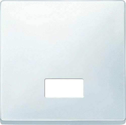 Merten 411819 Wippe mit rechteckigem Symbolfenster, polarweiß, System Fläche