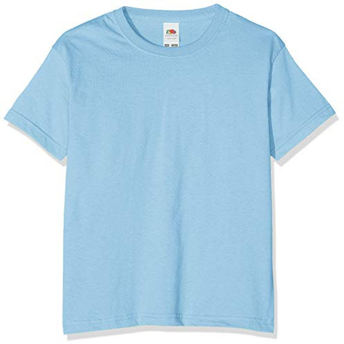 T-shirt Fruit of the Loom, bleu ciel, 12 ans