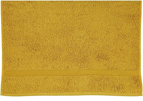 RHOMTUFT Princess Badetuch, 100 % Baumwolle, Curry, 40 x 60 cm