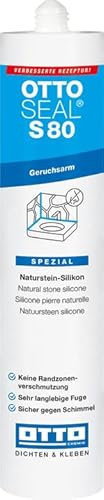 OTTOSEAL S 80 Geruchsarmes Naturstein-Silikon 310 ml Kartusche C43 manhattan