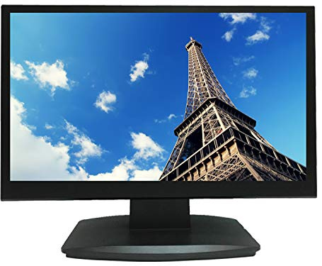 1stpv 54,6 cm Professional True FullHD 1920 x 1080 LED de seguridad Monitor HDMI, VGA, 2 X BNC (570tvl) inputs & 1 x BNC Altavoces Integrados Gran para el hogar oficina sistema de vigilancia CCTV DVR