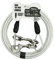 Petest Cable de amarre reflectante de 30 pies para perros pesados de hasta 125 libras