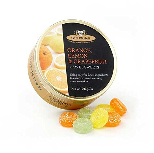 Simpkins Orange, Lemon & Grapefruit Travel Sweets (5 Pack)