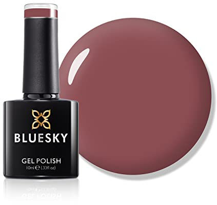 Bluesky Gel-Nagellack, Cinnamon Roll BP27, Dunkelrosa, langlebig, splitterfest, 10 ml (Trocknen unter UV-LED-Lampe erforderlich)