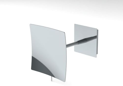 Primaster Wand-Kosmetikspiegel 5-Fach eckig Schminkspiegel Kosmetikspiegel