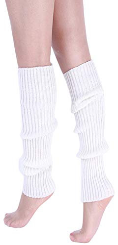carol -1 Damen Mädchen Beinwärmer Stulpen Legwarmers Grobstrickstulpen Lange Winter Beinwärmer Gestrickt Verdicken Beinstulpen Böhmen Mädchen Extra Lang Warmer Over-Knee Lange Stulpe Tanzen Strumpf