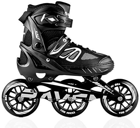 Inlineskates Inliner Raven Advance Big Wheels verstellbar (Black, 38-42)