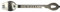OSEI LLC Titanium Spork. Crystal Earth 9 in 1 Long Camping Utensil. Features Spoon/fork, Wrench, Bottle Opener and Screw Driver.