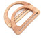 POFET 2Pcs D Form Holzgriff Ersatz für handgefertigte Tasche Handtaschen Geldbörse Griff charmanten Rahmen Leinwand Einkaufstasche