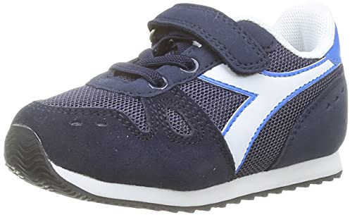 Diadora Simple Run PS, Scarpe da Ginnastica, Unisex - Bambini e Ragazzi, Blu Corsaro, 31 EU