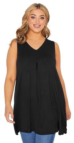 Yours Curve Swing Vest Top - Women's - Plus Size Curve