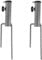 Eidoct 2 Pieces Patio Umbrella Steel Anchor, Heavy Duty Beach Umbrella Stand, Ground Grass Screw Holder Stands with 2 Forks for Lawn, Patio, Outdoor, Garden, Beach, Fishing