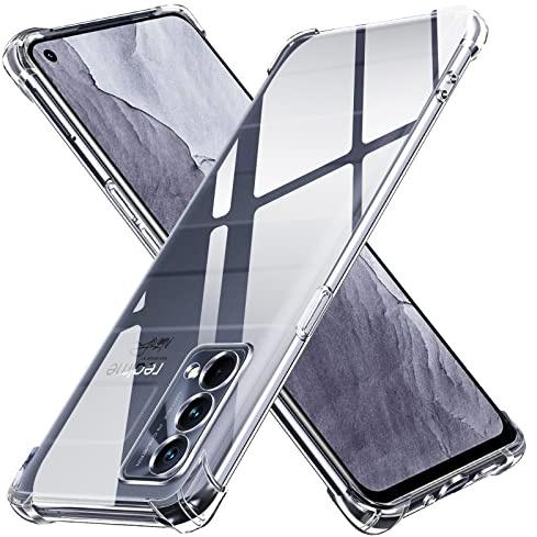 ivoler Klar Silikon Hülle für Realme GT Master Edition mit Stoßfest Schutzecken, Dünne Weiche Transparent Schutzhülle Flexible TPU Durchsichtige Handyhülle Kratzfest Case Cover