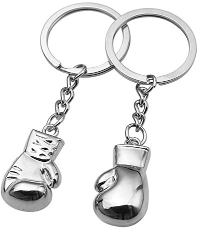 ARFUKA Schlüsselanhänger Edelstahl Boxhandschuhe Anhänger Autoschlüsselanhänger Schlüsselringe Schlüsselbund Keychain Weihnachtsgeschenke Geburtstaggeschenke Valentinstaggeschenk