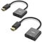 BENFEI Adattatore Displayport a VGA 2 Confezioni, Unidirezionale DisplayPort Computer a VGA Monitor 1080P, DP (Display Port) maschio a VGA femmina Convertitore per Lenovo Dell HP Asus