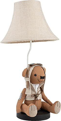 Happy Lamps for smiling eyes Charles LED-Tischleuchte, Bärenlampe, 61 cm hoch, Dekoleuchte, Handarbeit, hochwertige Tischlampe, top Qualität, perfekte Kinderzimmerlampe