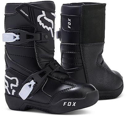 Fox Racing Comp Motocross-Stiefel für Kinder, unisex, Schwarz, 12 US Little Kid