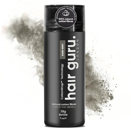 Hair Guru London Hair Thickening Fibres, Dark Grey, 28g