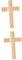 ABOOFAN 2stücke Holz Katholisches Kreuz Tischdeko Handgefertigtes Wandkreuz Elegantes Religiöses Für Zuhause Als Taufgeschenk Für Mädchen Langlebig Und Stilvoll