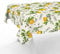 Tischdecke aus Stoff Textil abwaschbar Tischwäsche Tischtuch Baumwolle Polyester Lemon 100x140cm In-/Outdoor Tischdecke