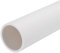 QUARKZMAN Tube Rigide en PVC Tube Rond 42.6mm ID 50mm OD 350mm de Long Blanc Manchon de Câble Résistantes aux Chocs pour l'Artisanat des Conduites d'Eau