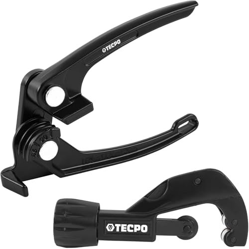 TECPO Rohr-Abschneider 3-32 mm Bremsleitung Trennen + Rohrbiegezange 4.75 mm