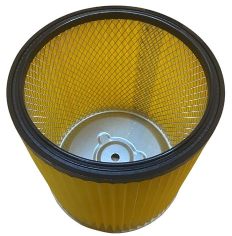 1x Premium Rundfilter kompatibel mit Kärcher K 2001 / K 2201 / K 3000 Plus/K 2901 / NT 211 / NT 251 / NT 301 Staubsauger - Mit Boden & Loch - Waschbar & Passgenau