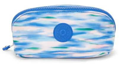 Kipling Mirko Petite trousse de toilette imprimée, Bleu dilué, Medium, Décontracté