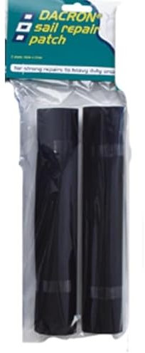 Boot & Motor PSP Marine Tapes Schwarz Dacron Segelreparaturflicken 2 x 24 x 37 cm