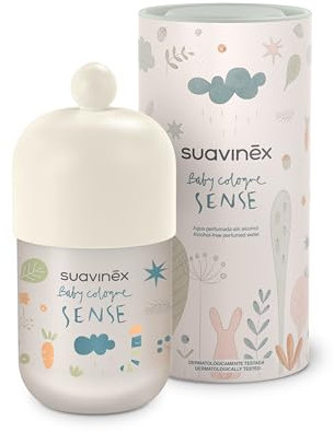 Suavinex, Baby Cologne Sense, Eau de Cologne Sans Alcool pour Bébés et Enfants, Eau Parfumée, Parfum Bébé Testé Dermatologiquement, Convient Peaux Sensibles, 94% Ingrédients Origine Naturelle, 100 ml