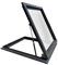 Egress - Finestra per tetto, in alluminio, per piani inclinati, ventilazione manuale, visualizzazione multi-angolo (70 x 70 cm)