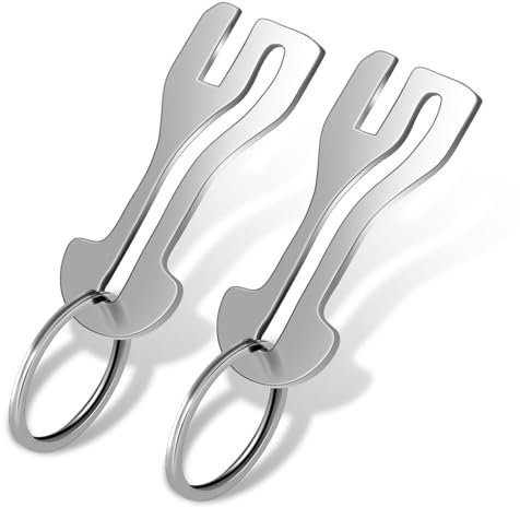 Payivsve Einkaufswagenlöser aus Edelstahl, Einkaufswagenchip als Schlüsselanhänger, Einkaufschip für Frontlader & Schubfach-Einkaufswagen