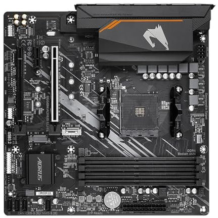 Placas Base de Ordenador Fit For GIGABYTE B550M AORUS Elite Micro-ATX Socket AM4 for CPU Ryzen Serie 5000 4000 3000 DDR4 SATA3 M.2 de Doble Canal