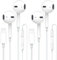 Amoner iPhone In-Ear Kopfhörer mit Kabel, 2 Pack HiFi Stereo Stereo Ohrhörer mit Lightning Anschluss Mikrofon und Lautstärkeregler, Kompatibel mit iPhone 14/13/12/11/Pro