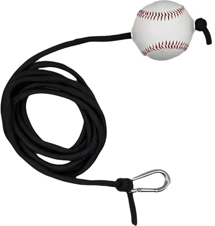 Batting Trainer - Baseball Schlagtrainer | Baseball Schlaghilfe, Erwachsene & Jugendliche Teamtraining, Baseball Schlagtrainer, Baseball Schlaggeräte ÜBungsseil, Tragbare Verstellbare Schlaghilfe