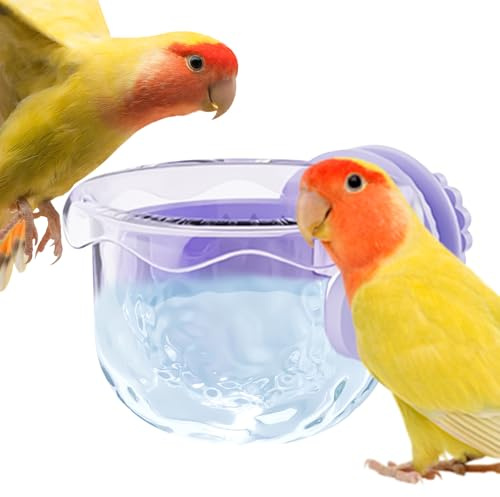 Vogelnäpfe für Käfig Kleine auslaufsichere tragbare