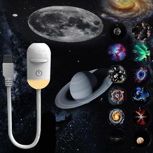 Sinlay Projecteur Ciel Etoile 2-En-1, Projecteur Galaxie Veilleuse Usb,Projecteur De LumièRe Led Galaxy, Galaxy Projector à 360°Pour Voiture, SoiréE, DéCoration De Plafond (12)