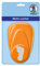 Ursus 19480002 - Motivlocher mit Hebel mittel, Fuß, orange, ausgestanztes Motiv ca. 25,4 mm, aus Kunststoff mit Metallstanze, geeignet für Grammaturen von 160 220 g /qm