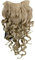 Clip-in Haarteil mit 7 Klammern, 3/4 Perücke Hell-Asch-Blond 50 cm lockig H9503-24 Haarverlängerung Wig