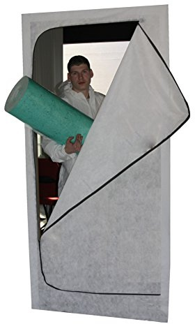 Staubschutztüre 110 x 220 cm, mit 2-Zip-Reißverschluss