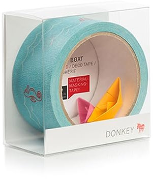 DONKEY Products Tape Gallery/My First Boat/Klebeband, Deko Klebeband, Masking Tape, Motiv, 20 x 5 cm, 300615