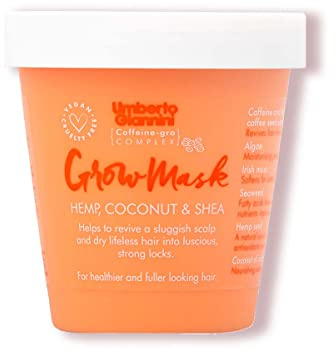 Umberto Giannini Grow Mask For Dry, Damaged, Chemically Treated Hair Vegan Grausamkeit frei