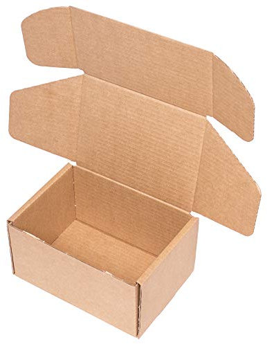 Pack 20 Cajas Cartón Kraft Automontables con Tapa – Doble Pared, Resistentes para Envíos, Ecommerce y Mensajería con medidas 20x15x11 cm